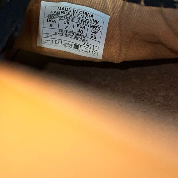 Reef Women's Cushion Sage Se Slipper Suede Black Size 9 - Picture 4 of 6